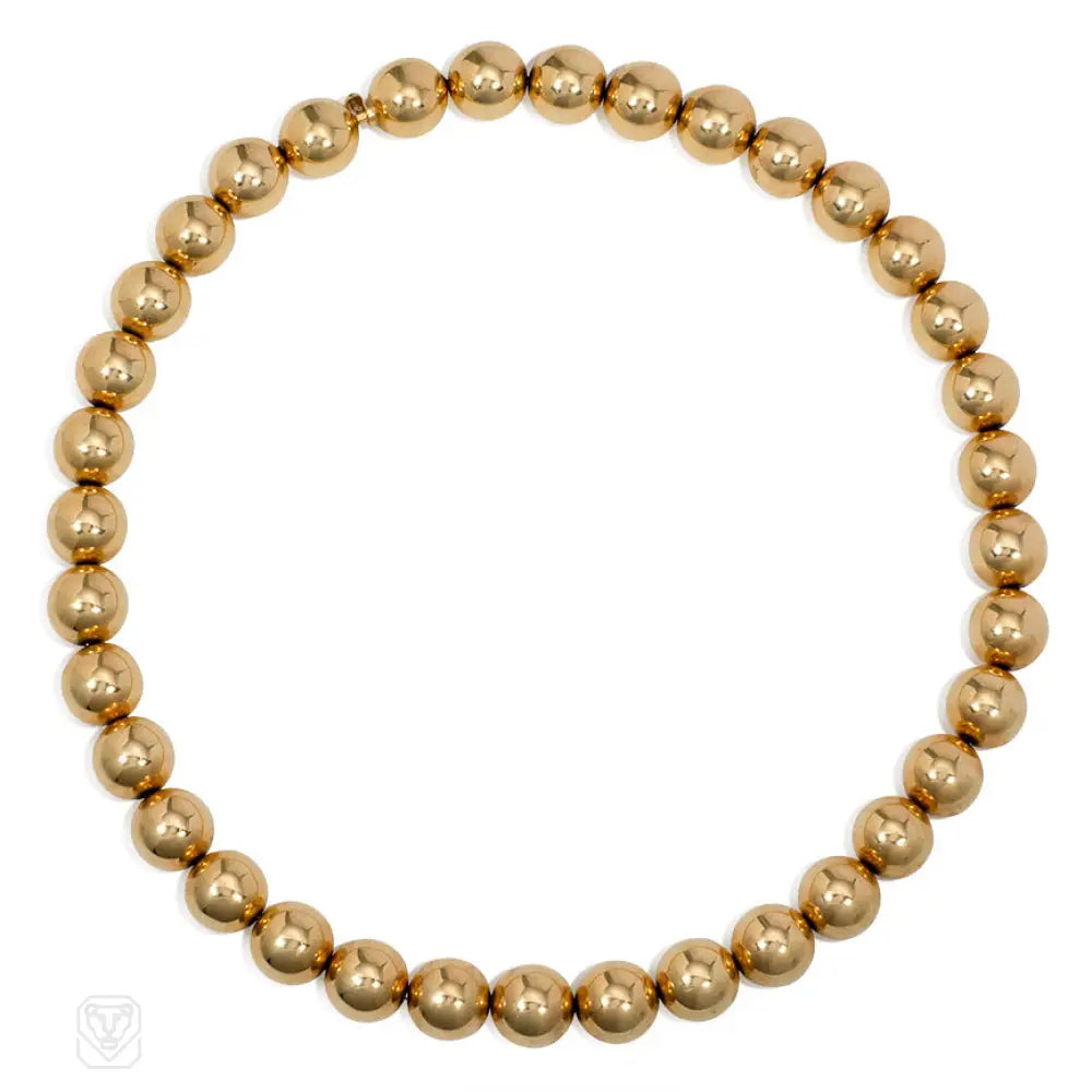 1930's vintagebeadsネックレス Vintage 1930s Mother of Pearl Beaded Necklace - Graduated