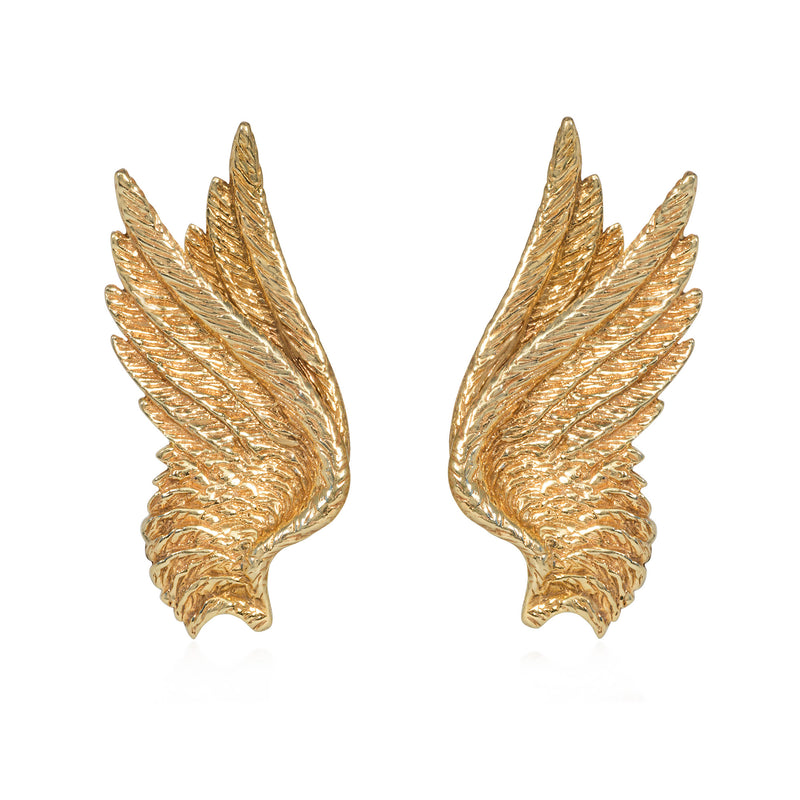 Mid-century angel wing earrings