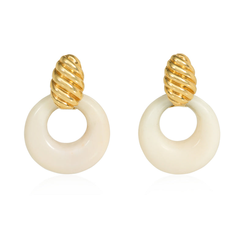Van Cleef & Arpels, France white coral doorknockers