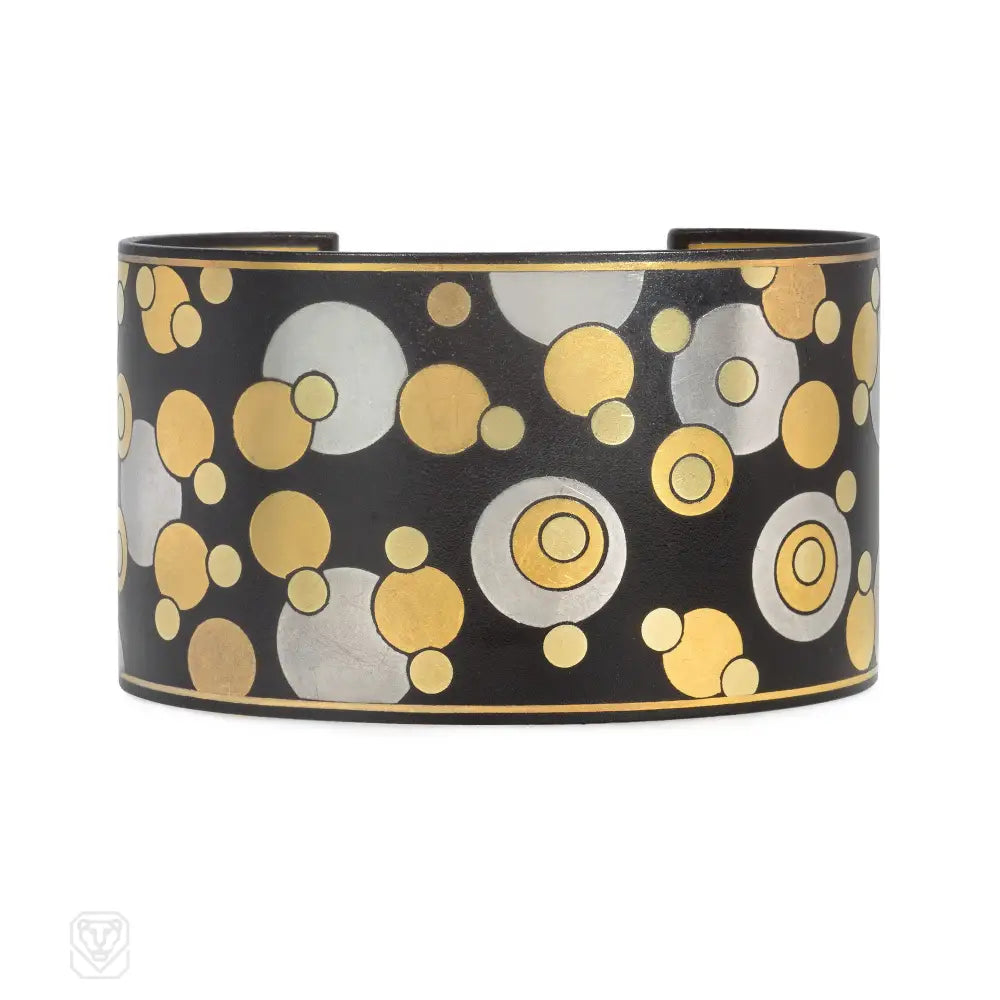 とっておきし福袋 for Cummings Angela Tiffany cuff bubble damascene gold アクセサリー