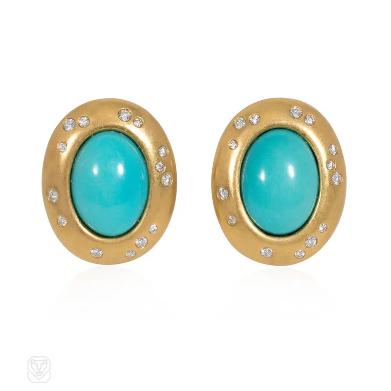 Angela Cummings Tiffany & Co. Turquoise Earrings