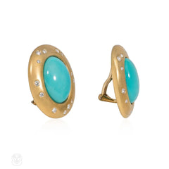 Angela Cummings, Tiffany & Co. turquoise earrings