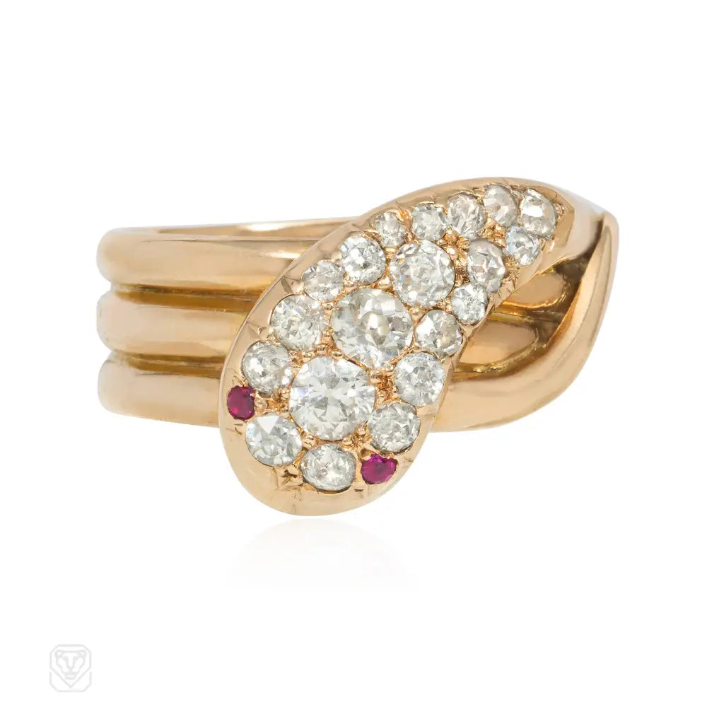 Antique snake ring sales