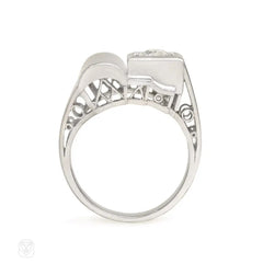 Art Deco Machine Age diamond ring