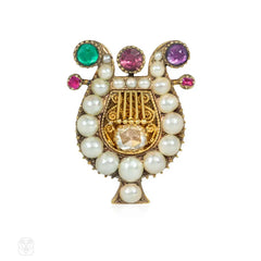 Georgian REGARD brooch