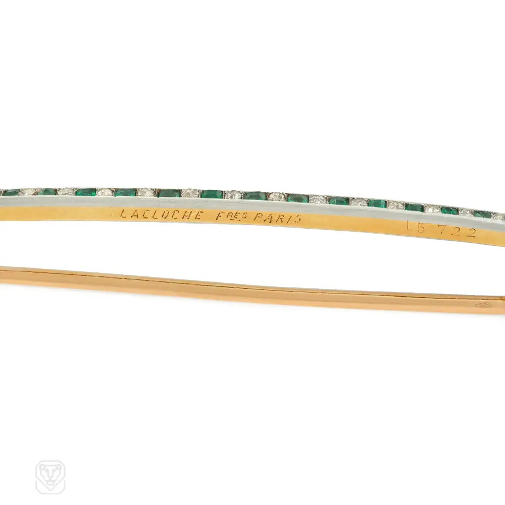 Lacloche Frères safety pin brooch