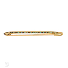 Lacloche Frères safety pin brooch
