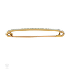 Lacloche Frères safety pin brooch