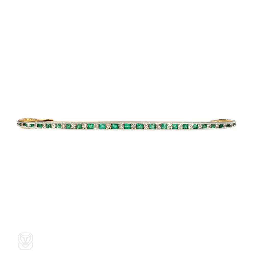 Lacloche Frères safety pin brooch