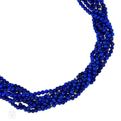 Lapis and gold beaded necklace, Angela Cummings for Tiffany & Co.