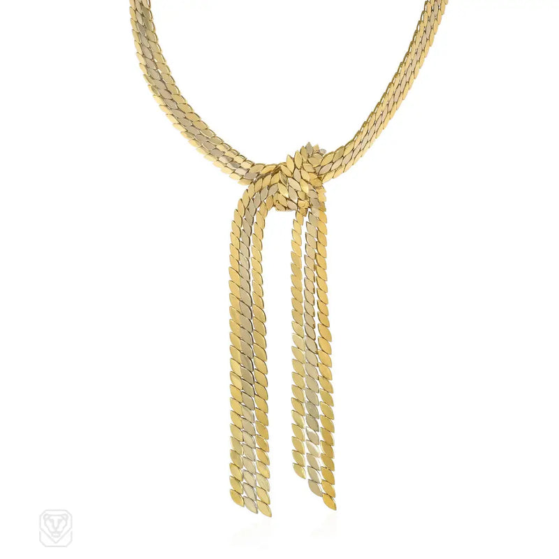 Maison Gerard Paris Two - Color Knotted Rope Necklace