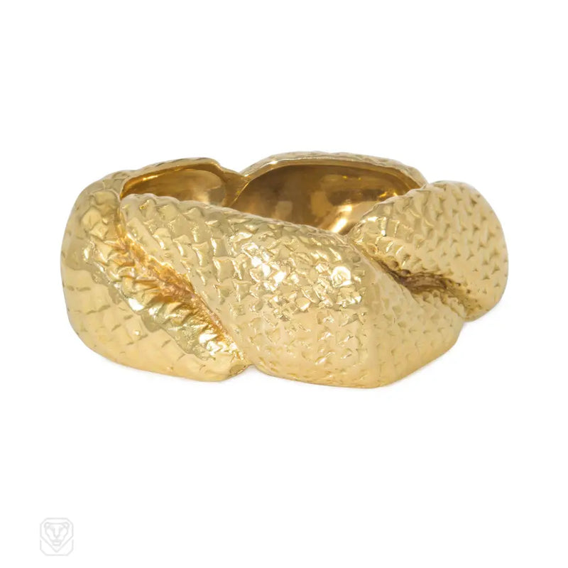 Tiffany & Co. Gold Snakeskin Ring