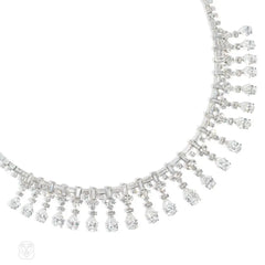 1950s diamond bib style necklace, Van Cleef & Arpels