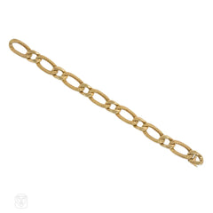 1960s Georges Lenfant gold curblink bracelet