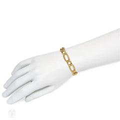 1960s Georges Lenfant gold curblink bracelet