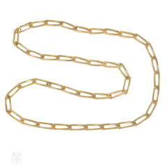 1970s Cartier Paris paperclip chain