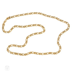 1970s figaro link gold chain