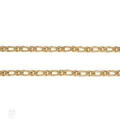 1970s figaro link gold chain