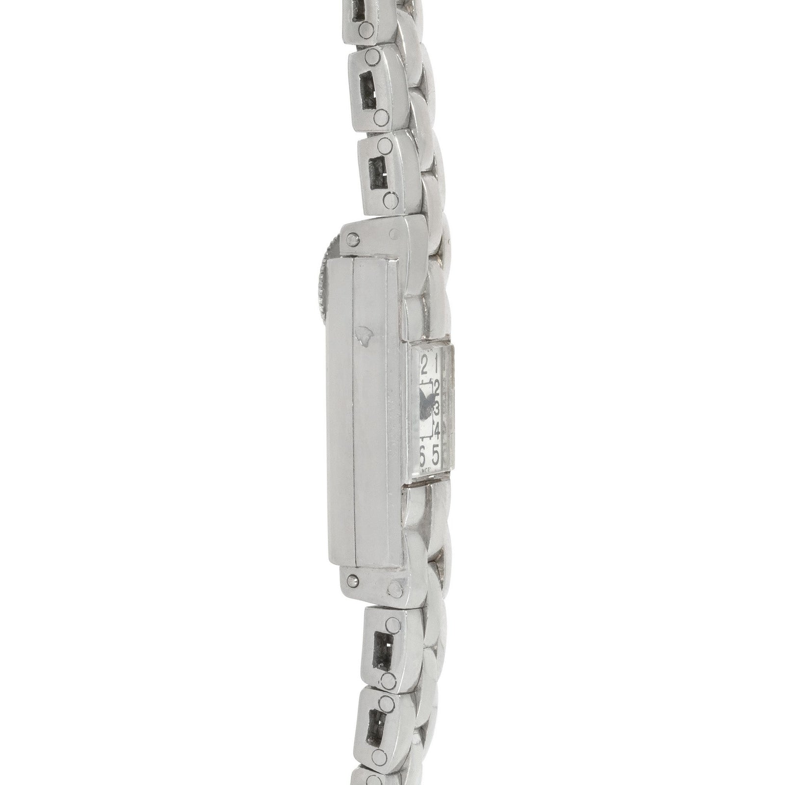 Art Deco Cartier, France Cal. 101 platinum bracelet watch