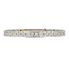 Art Deco Cartier, France Cal. 101 platinum bracelet watch