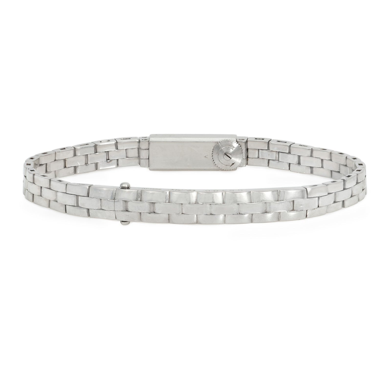 Art Deco Cartier, France Cal. 101 platinum bracelet watch