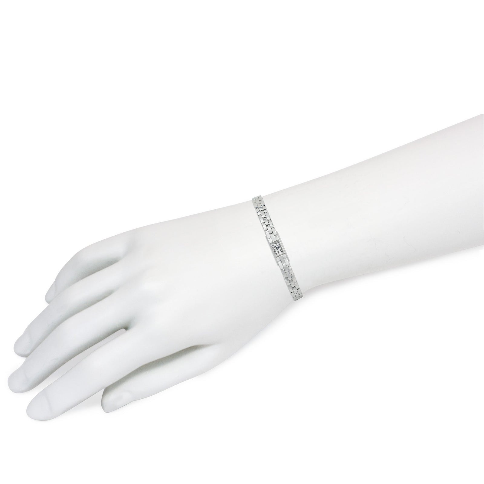 Art Deco Cartier, France Cal. 101 platinum bracelet watch