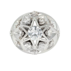 Boivin Mid-Century diamond cocktail ring
