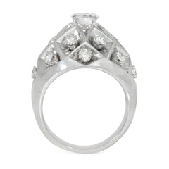 Boivin Mid-Century diamond cocktail ring