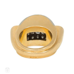 Boucheron, Paris Retro gold and diamond airplane ring