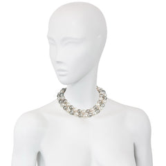 South Sea grey and white pearl necklace
