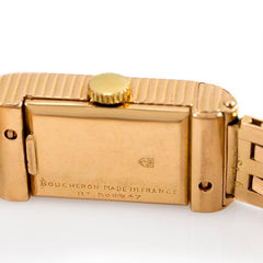Retro gold watch with removable band, Boucheron