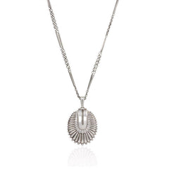 Antique large silver locket, hallmarked