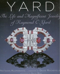 Retro ruby and diamond double clip brooch, Raymond Yard