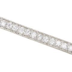 Art Deco diamond line bracelet, Tiffany