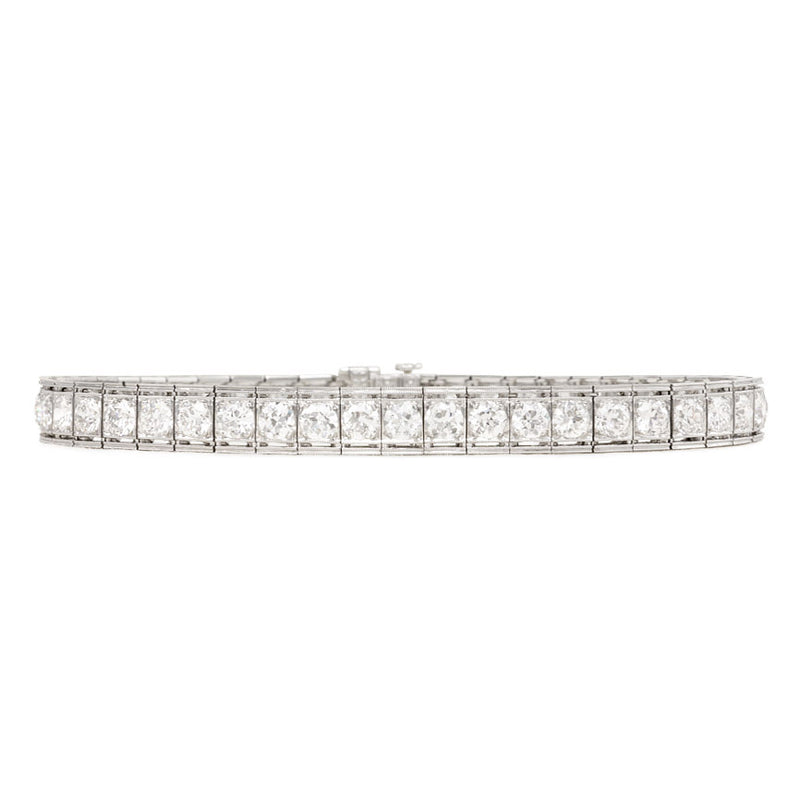 Art Deco diamond line bracelet, Tiffany