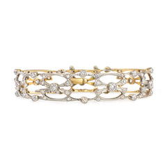 Diamond Art Nouveau bracelet