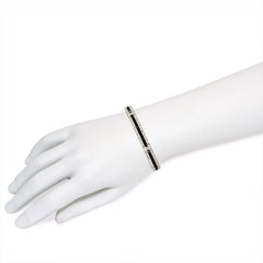 Art Deco onyx and diamond bracelet, Van Cleef & Arpels, France.