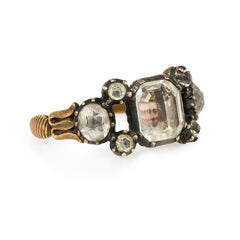 18th century Stuart crystal ring