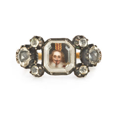 18th century Stuart crystal ring
