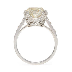 Edwardian cushion-cut engagement ring
