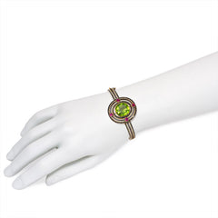 Phillips, London antique gold, enamel, and gemset bracelet