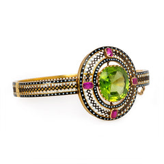 Phillips, London antique gold, enamel, and gemset bracelet