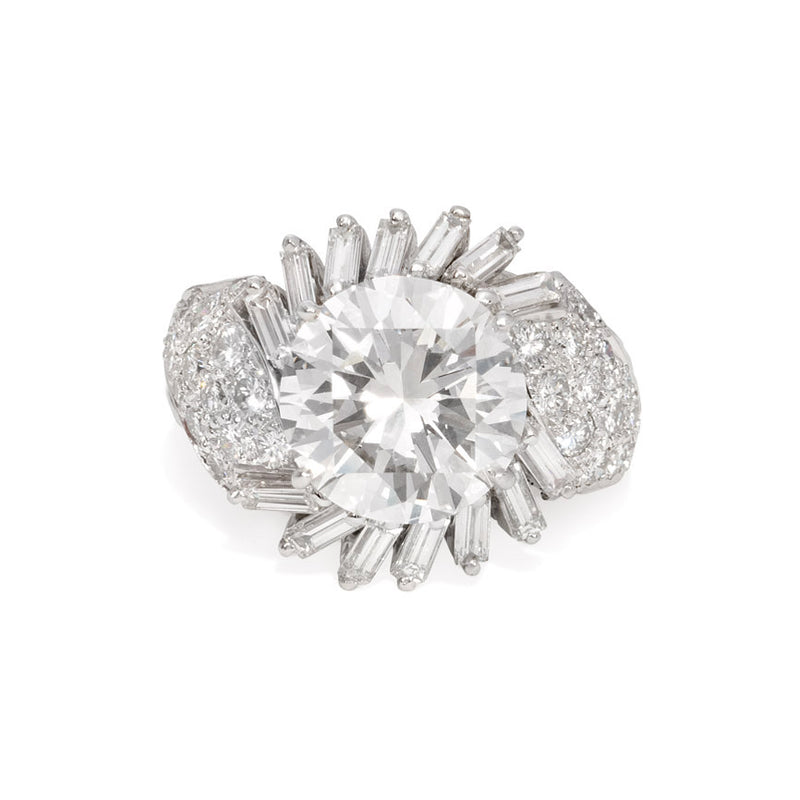 Mid-century diamond cocktail ring, David Webb