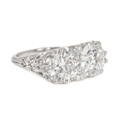 Edwardian old European cut diamond ring