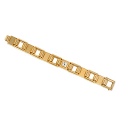 Retro gold wrist watch, Cartier