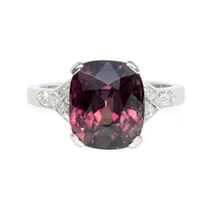 J.E.Caldwell Art Deco alexandrite and diamond ring