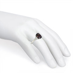 J.E.Caldwell Art Deco alexandrite and diamond ring