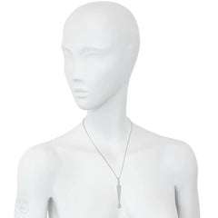 Cartier Art Deco diamond and pearl lavalier pendant
