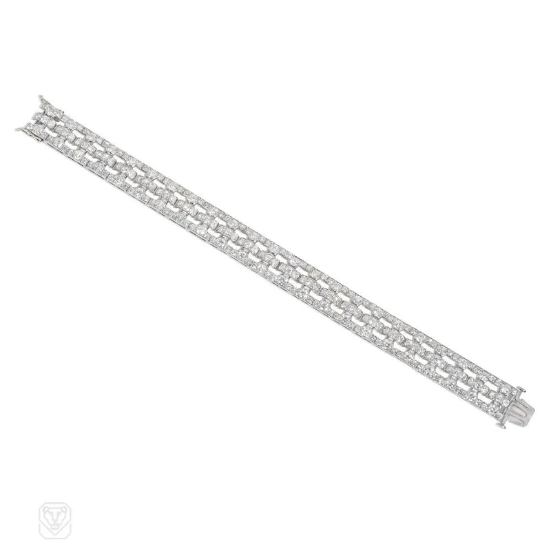 French Art Deco diamond bracelet