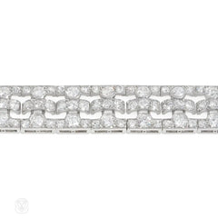 French Art Deco diamond bracelet